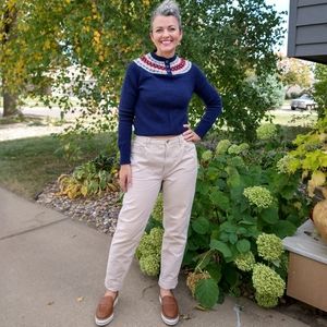 VINTAGE ESPRIT JEANS khaki 1980's 1990's M